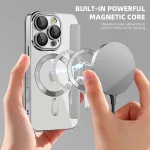 iPhone16 Pro - Notesz tok MagSafe - szürke - Techsuit