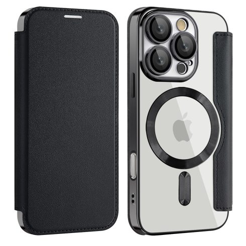 iPhone16 Pro Max - Notesz tok MagSafe - (fekete) - Techsuit