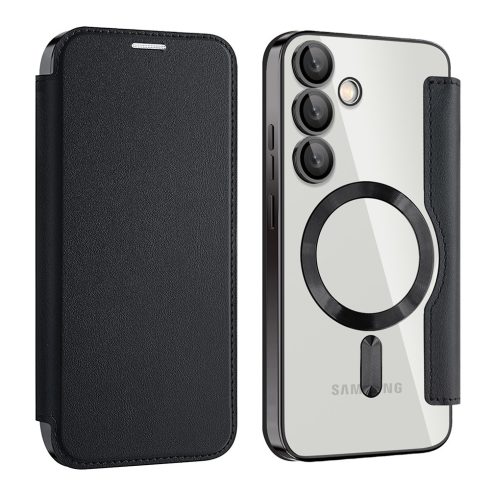 Samsung S23 - Notesz tok MagSafe - (fekete) - Techsuit