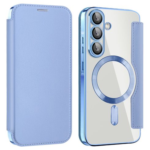 Samsung A36 5G - Notesz tok MagSafe - (világoskék) - Techsuit