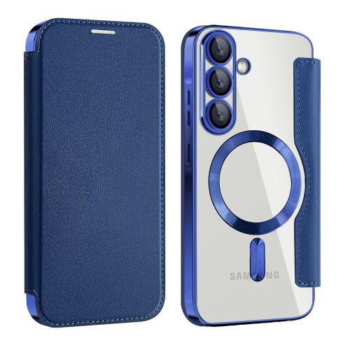 Samsung A56 5G - Notesz tok MagSafe - (kék) - Techsuit