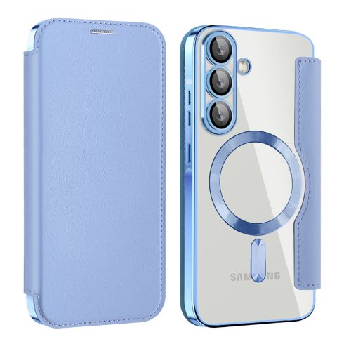 Samsung A56 5G - Notesz tok MagSafe - (világoskék) - Techsuit