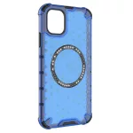 iPhone11 - Hátlap tok MagSafe - kék - Techsuit HoneyComb Shield