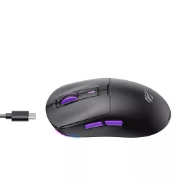  Gamer egér - Vezeték nélküli - 150 mAh - fekete - Havit MS969WB