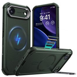   ESR - Cyber Armor Kickstand tok - iPhone 17 Air - Green (zöld)