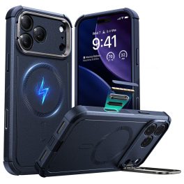   ESR - Cyber Armor Kickstand tok - iPhone 17 Pro - Blue (kék)