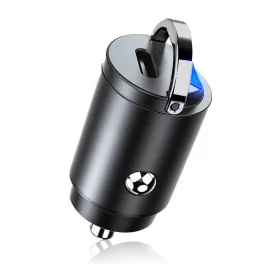   Autós adapter - 30W - USB-C - fekete - Techsuit NanoVolt (C5)