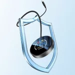 Vezeték nélküli töltő - USB-C - 15W - 1.2m - fekete - Yesido DS28