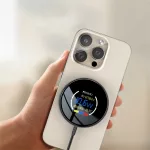 Vezeték nélküli töltő - USB-C - 15W - 1.2m - fekete - Yesido DS28