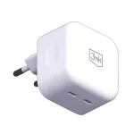 Hálózati adapter - 35W - 2x USB-C - fehér - 3mk Hyper