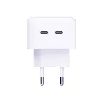 Hálózati adapter - 35W - 2x USB-C - fehér - 3mk Hyper