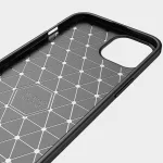 iPhone13 - Hátlap tok - fekete - Techsuit Carbon