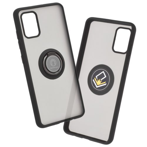 Techsuit - Hátlap tok - Glinth - Samsung Galaxy A51 4G - Black (fekete)