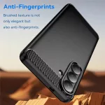 Samsung S26 Plus - Hátlap tok - fekete - Carbon Silicone - Techsuit