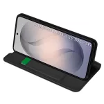 Samsung S26 Plus - Notesz tok - fekete - Magskin Book - Techsuit