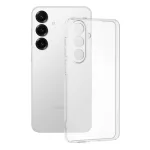 Samsung S26 Plus - Hátlap tok - átlátszó - Clear Silicone - Techsuit