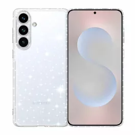   Samsung S26 Plus - Hátlap tok - átlátszó-csillámos - SparkleSkin - Techsuit