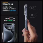 Samsung S26 Plus - Hátlap tok - átlátszó-csillámos - SparkleSkin - Techsuit