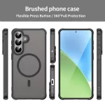 Samsung S26 Ultra - Hátlap tok MagSagfe -fekete-PureFrost MagSafe-Techsuit