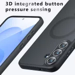 Samsung S26 Plus - Hátlapt tok MagSafe -fekete-PureFrost MagSafe - Techsuit