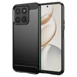 Honor 400 Smart / X7d 4G - Hátlap tok - fekete - Carbon