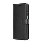 Honor X5c Plus - Notesz tok - Fekete - Leather Folio