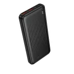 Powerbank - 10000mAh - 2xUSB-A, USB-C - fekete - QC 3.0 - Borofone (BJ80)