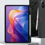 Samsung Tab A11 / A9 - Notesz tok - kék - Techsuit - Flex Trifold (with Pen