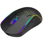 Gamer egér - Vezeték nélküli - USB-C töltős - fekete - Proove Buzz (WMBU000