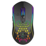 Gamer egér - Vezeték nélküli - USB-C töltős - fekete - Proove Buzz (WMBU000