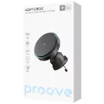 MagSafe autós tartó töltővel - fekete - Proove WHLC15010001 - 360 fok