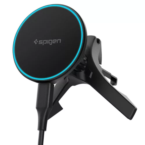 Autós tartó MagSafe - szellőzőbe - fekete - Spigen Essential EV15MAQ (ACP10