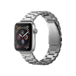   Óraszíj - Apple Watch (42/44/45/46/49mm) - ezüst - Spigen Modern Fit