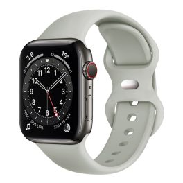   Techsuit - Watchband (W031) - Apple Watch 1/2/3/4/5/6/7/8/9/10/SE/SE 2/Ultra/Ultra 2 (42/44/45/46/49mm) - Gray