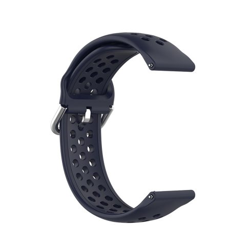 Techsuit - Watchband 20mm (W004) - Samsung Galaxy Watch 4/5/Active 2, Huawei Watch GT 3 (42mm)/GT 3 Pro (43mm) - Dark Blue (kék)