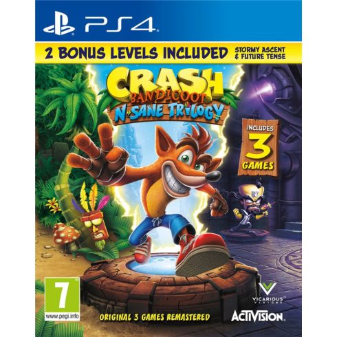  PS4 Crash Bandicoot N Sane Trilogy Használt Játék