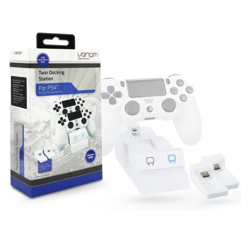 Kontroller töltő, Venom PS4 Dual Fehér
