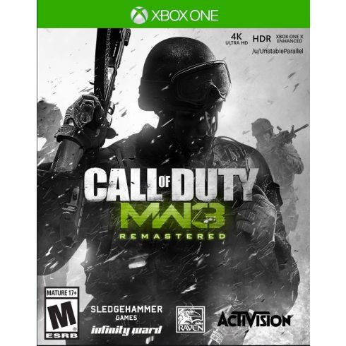  Xbox One Call Of Duty MW3 Használt Játék