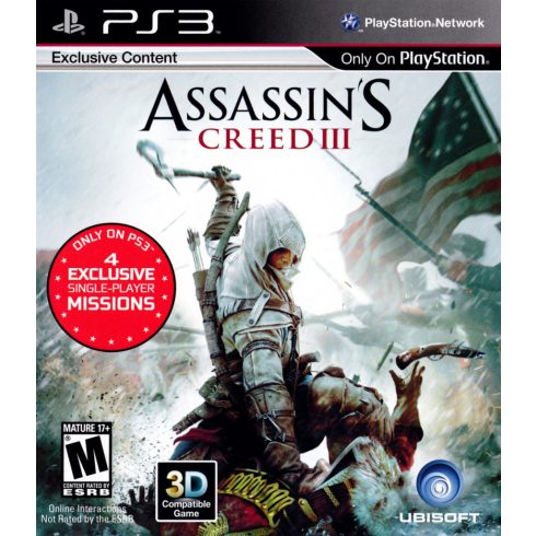  PS3 Assassins Creed III Használt Játék