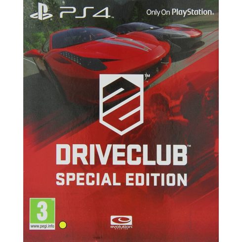  PS4 Driver Club Special Edition Használt Játék