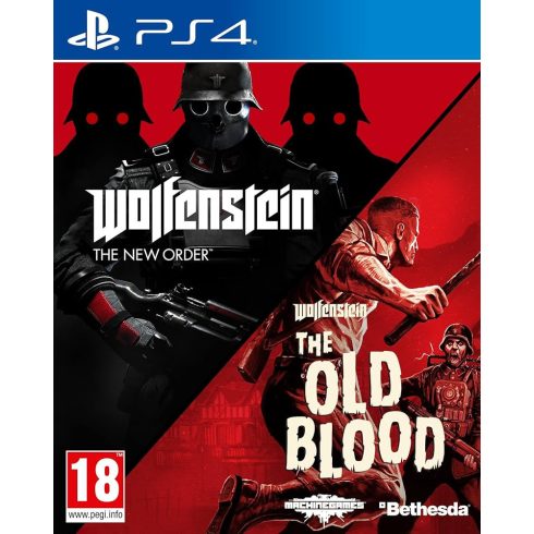  PS4 Wolfenstein The New Order/ Old Blood Használt Játék