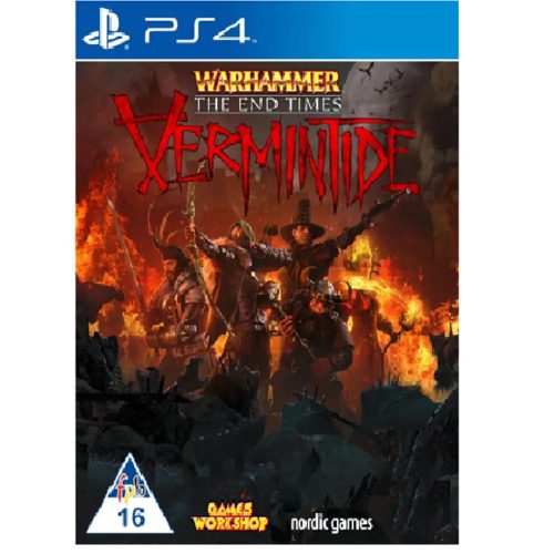 Konzol játék, PS4 Warhammer The End Times Vermintide Használt
