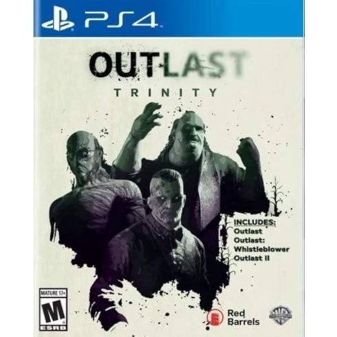 Konzol játék, PS4 Outlast Trinity Használt