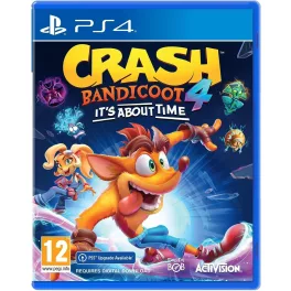   Konzol játék, PS4 Crash Bandicoot It's About Time Használt