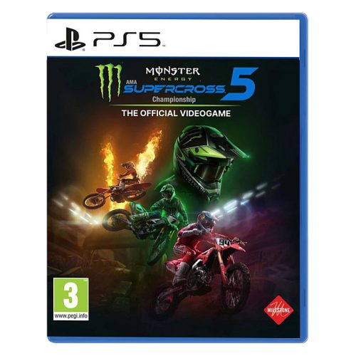 Konzol játék, PS5 Monster Energy Supercross 5 új