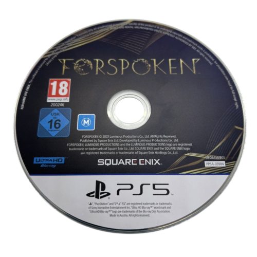 Konzol játék, PS5 Forspoken Használt Boritónélküli