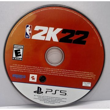 Konzol játék, PS5 2K22 Használt Boritónélküli