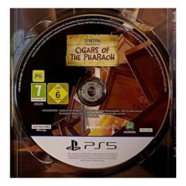   Konzol játék, PS5 Tintin Reporter Cigars of the Phar használt Boritónélküli