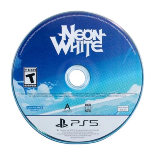 Konzol játék, PS5 Neon White használt Boritónélküli