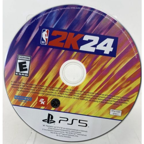 Konzol játék, PS5 2K24 használt Boritónélküli